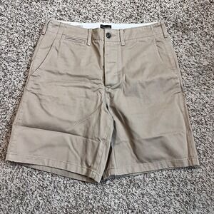 NWT Wallace Barnes Shorts 29 Beige Cotton Field Canvas Military Button Fly BF216